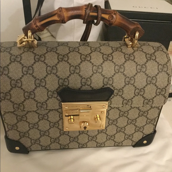 PADLOCK GG SMALL BAMBOO SHOULDER BAG! BRAND NEW!!! - Picture 4 of 15